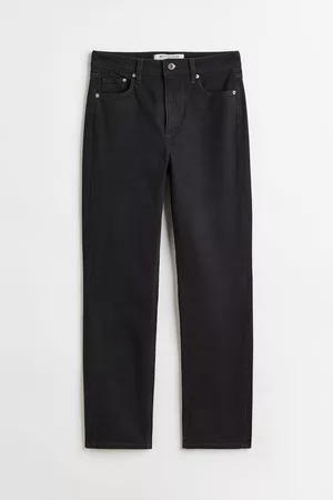 H&M Women High Waisted Jeans - Slim High Ankle Jeans