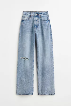 H&M Loose Straight High Jeans