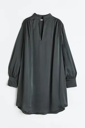 H&M Women Tunic Dresses - Satin Tunic Dress