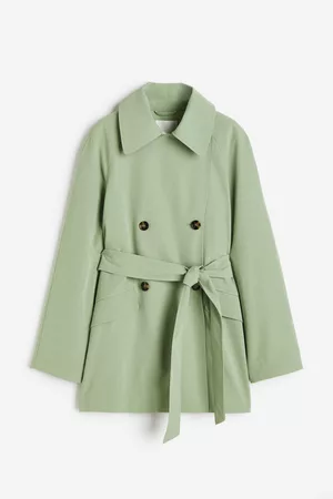 H&M Women Trench Coats - Double-breasted Trench Coat