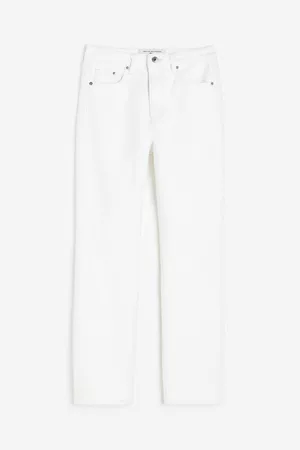 H&M Women High Waisted Jeans - Slim High Ankle Jeans
