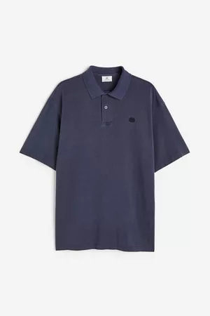 H&M Men Polo T-Shirts - Relaxed Fit Polo Shirt