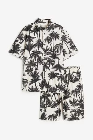 H&M Girls Short sleeved Shirts - 2-piece cotton set