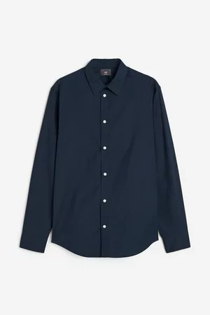 H&M Men Shirts - Slim Fit Easy-iron Shirt