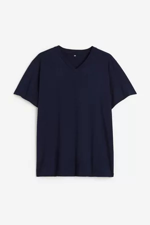 H&M Men T-Shirts - Regular Fit V-neck T-shirt