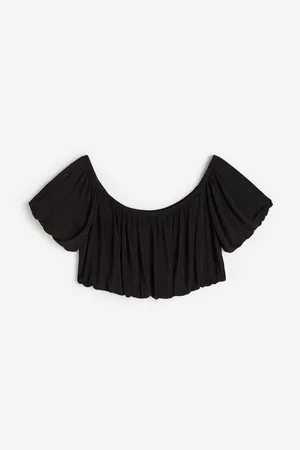 H&M Women Crop Tops - Draped Crop Top