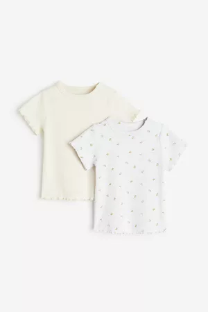 H&M Kids Tops - 2-pack Ribbed Tops