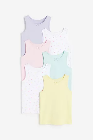 H&M Kids Tops - 6-pack Picot-trimmed Tank Tops