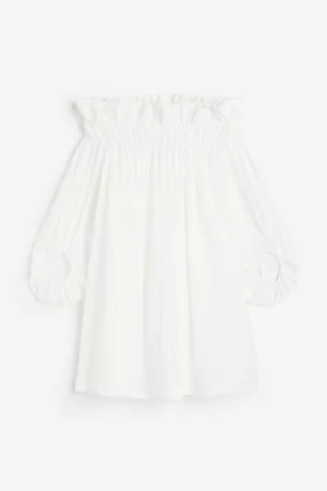 H&M Women Strapless Dresses - Oversized Off-the-shoulder Dress