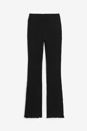 H&M Women Sweats - Ribbed Jersey Pants