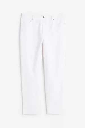 H&M Women Twill Pants - + Mom Loose Fit Twill Pants