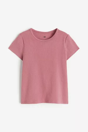 H&M Kids Tops - Ribbed Cotton Top