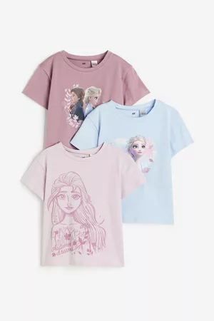 H&M Kids Tops - 3-pack Printed Jersey Tops
