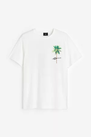 H&M Men T-Shirts - Regular Fit Printed T-shirt