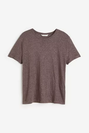 H&M Women T-Shirts - Linen T-shirt