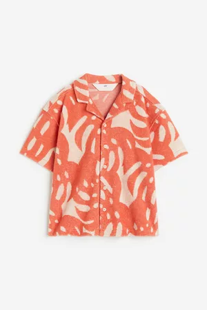 H&M Kids Shirts - Patterned Terry Resort Shirt