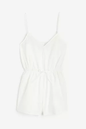 H&M Women Sweats - Romper with Eyelet Embroidery