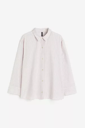 H&M Women Shirts - + Linen-blend Shirt