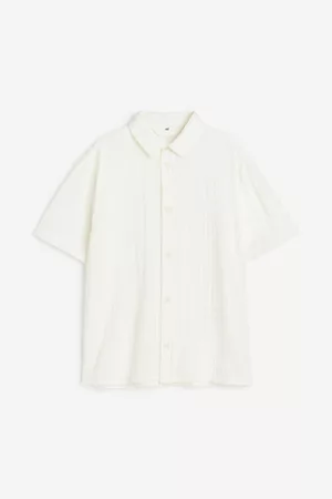H&M Tops - Crinkled Cotton Shirt