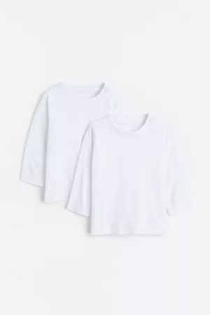 H&M Kids Long Sleeved Shirts - 2-pack Long-sleeved Jersey Shirts
