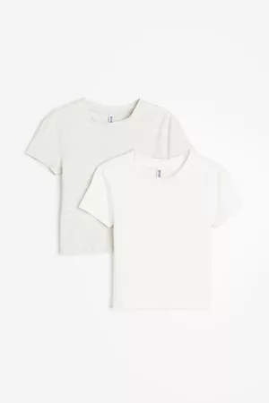 H&M Women Crop Tops - 2-pack Crop T-shirts