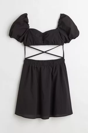 H&M Women Graduation Dresses - Two-piece Tie-detail Dress