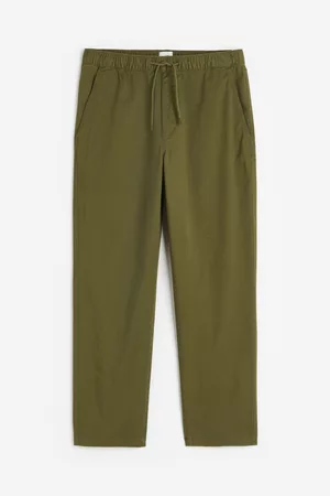 H&M Men Relaxed Fit Jeans - Relaxed Fit Twill Pull-on Pants