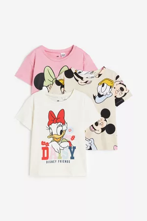 H&M Kids Tops - 3-pack Printed Jersey Tops