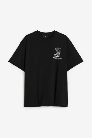H&M Men T-Shirts - Relaxed Fit Printed T-shirt
