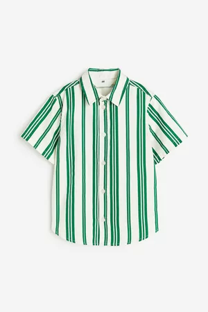 H&M Kids Short sleeved Shirts - Short-sleeved Cotton Shirt