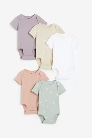 H&M Kids Shorts - 5-pack Cotton Bodysuits