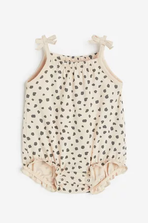 H&M Girls T-Shirts - Sleeveless Cotton Romper Suit