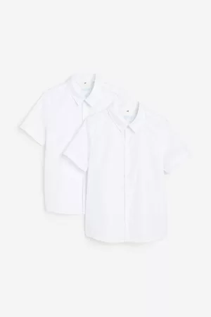 H&M Kids Blouses - 2-pack Easy-iron Shirts