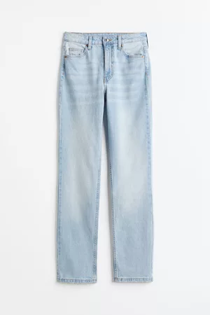 H&M Women High Waisted Jeans - Vintage Straight High Jeans