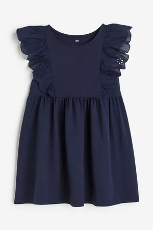 H&M Kids Graduation Dresses - Flounce-trimmed Jersey Dress