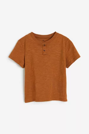 H&M Kids Shirts - Cotton Henley Shirt