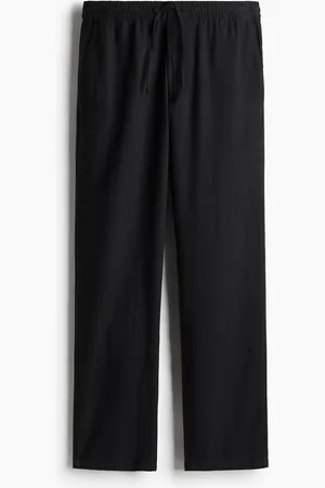 H&M Regular-Fit Linen-Blend Pants