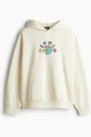 H&M Oversized Fit Printed Hoodie