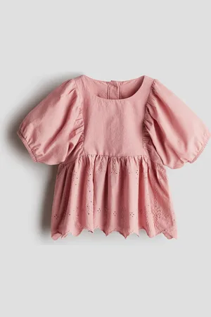 H&M Blouse with Eyelet Embroidery
