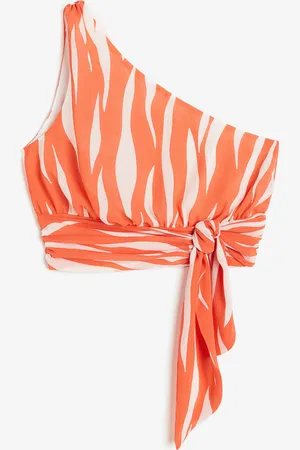 H&M One-shoulder Crop Top
