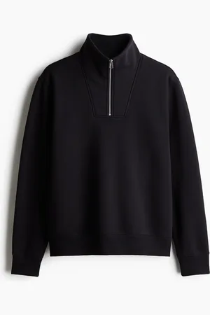 H&M Regular Fit Half-Zip Sweatshirt