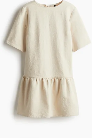 H&M Tie-Detail Denim Dress