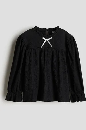 H&M Picot-Trimmed Blouse
