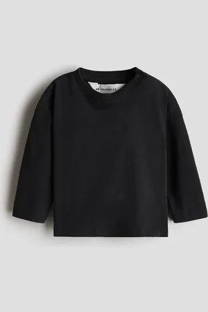 H&M Long-Sleeved Pima Cotton T-Shirt