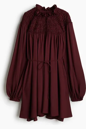 H&M Smocked-Detail Dress