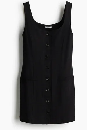 H&M Sleeveless Linen-Blend Dress