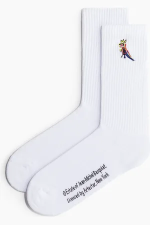 H&M Motif-detail Socks
