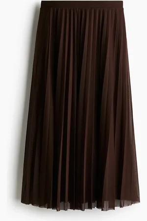 H&M Pleated Mesh Skirt
