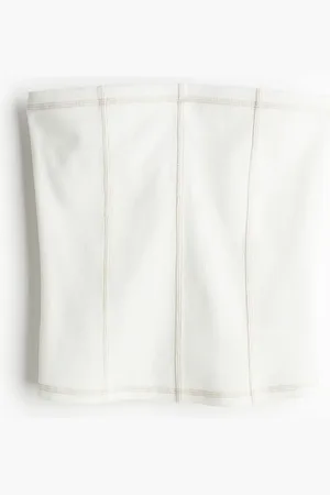 H&M Ribbed Tube Top with Flatlock Seams