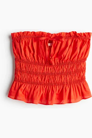 H&M Smocked Bandeau Top